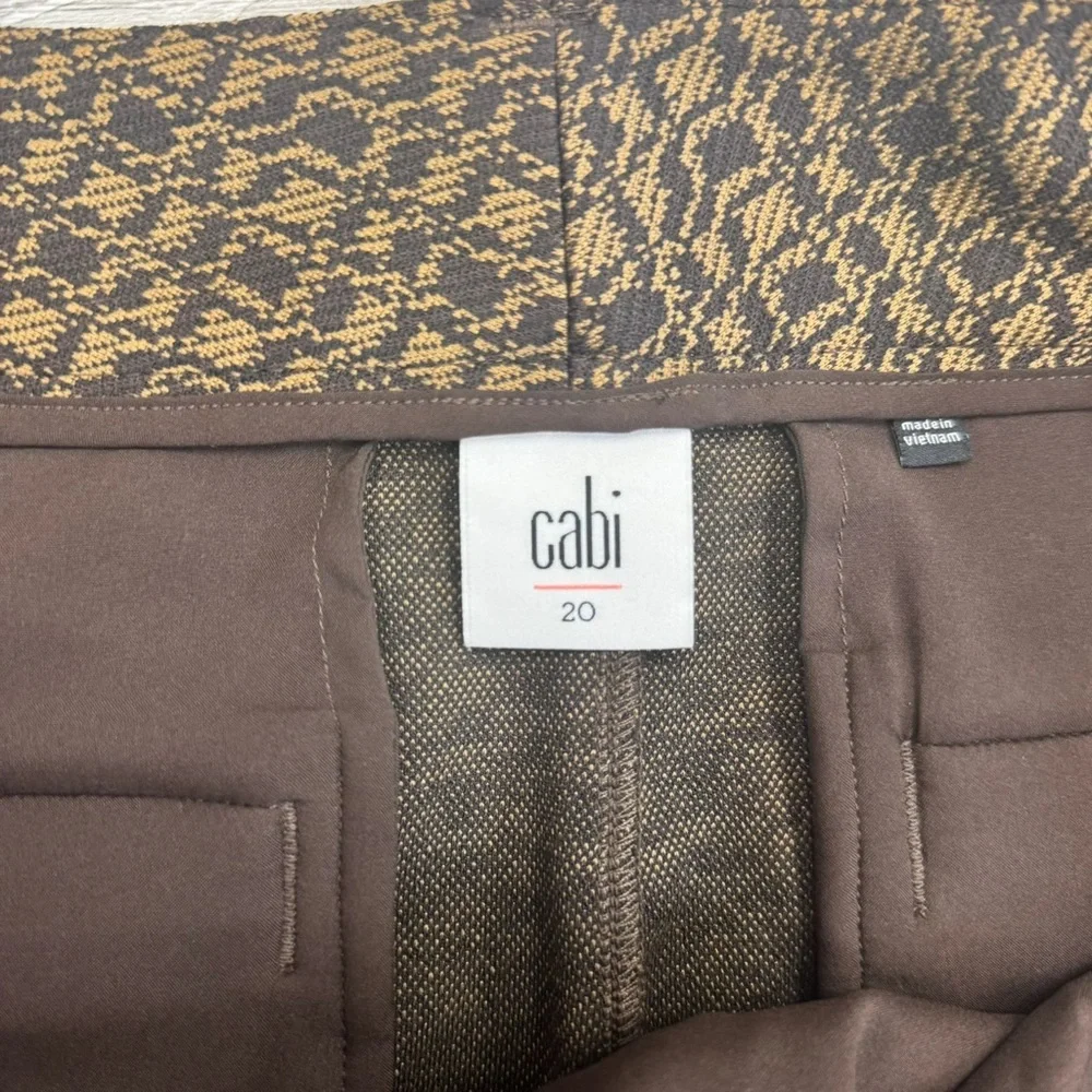 CAbi Brown Director Trousers - Picture 5 of 5